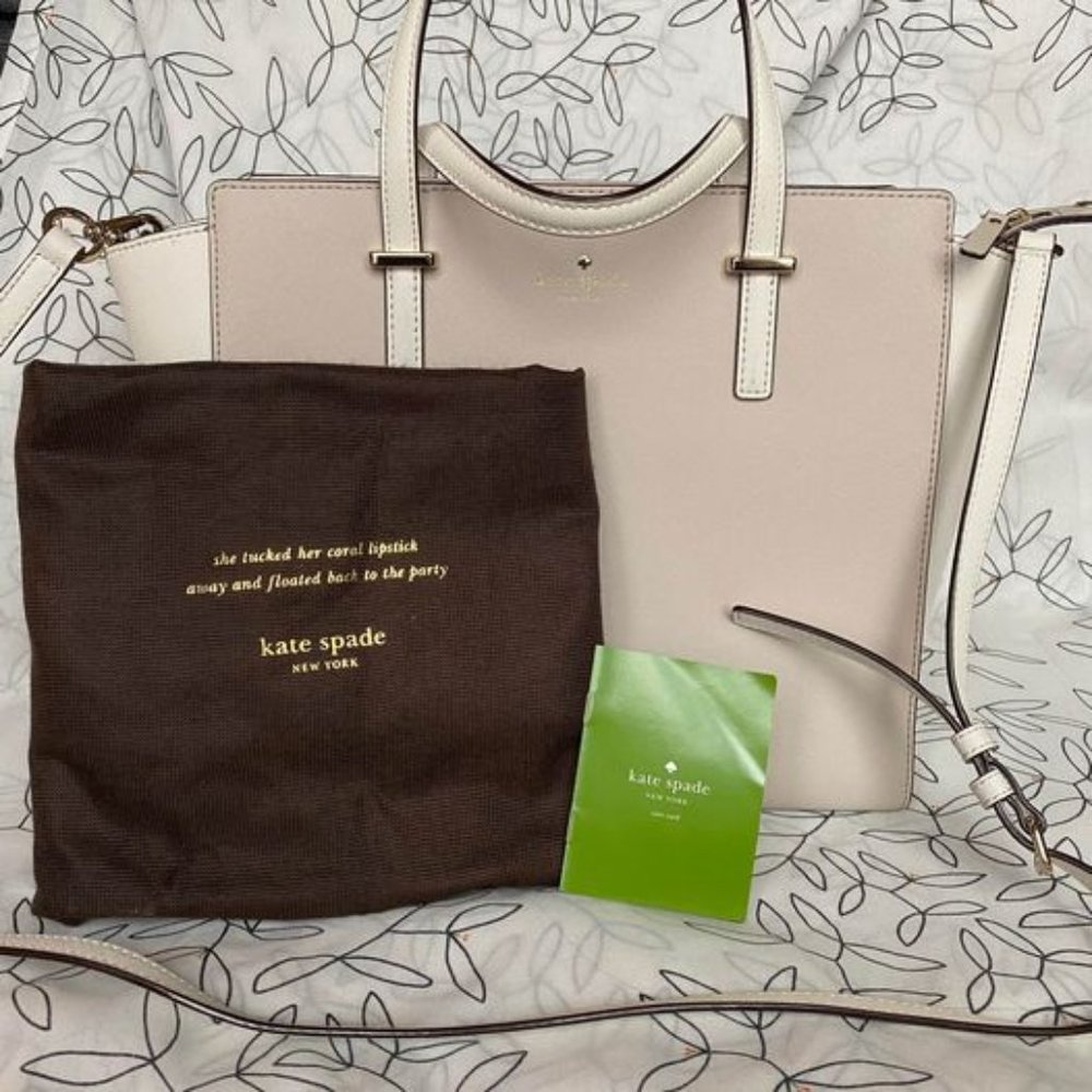 Kate Spade New York Cedar Street Hayden Large Satchel w/dustbag, crossbody strap